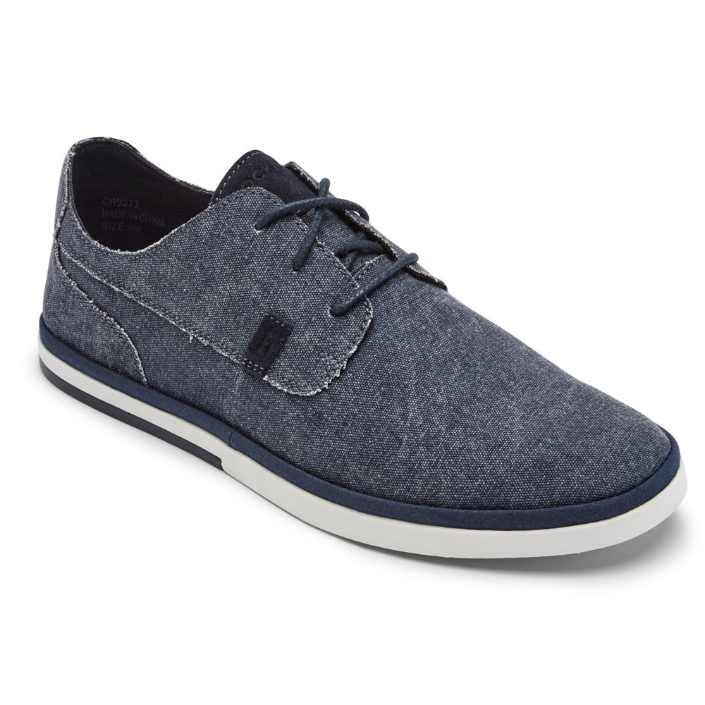 Oxfords Rockport Homem Azul Marinho - Austyn Plain Toe - 61789JPOA